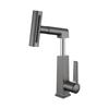Grifo extraíble para lavabo bajo encimera, grifo monomando de cobre para lavabo, grifo mezclador moderno minimalista