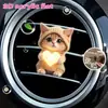 Lindo Clip de Perfume para Ventilación de Coche de Gato Gatito Acrílico Decoración de Coche Accesorio de Interior Adorno de Fragancia