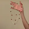Collar en Capas de Perlas de Vidrio con Cuentas, Cadena para Clavícula Retro de Lujo Ligero de Gama Alta, Joyería Versátil de Moda de Nicho al por Mayor