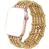 Adecuado para correa de repuesto de Apple iWatch, correa de reloj inteligente, cadena de reloj joya para Apple Watch, fabricante