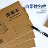 Livro de Desenho de Papel Espesso para Crianças, Livro de Rabiscos em Branco para Jardim de Infância, Caderno de Esboços de Arte Desenhado à Mão para Alunos do Ensino Fundamental