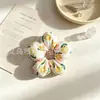 Laços de cabelo de flor estilo coreano fofos para crianças, scrunchies, suprimento para loja de acessórios, direto da fábrica