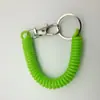 Fábrica em estoque atacado cor plástico corda de mola EVA linha de telefone corda de celular chaveiro cordão elástico telescópico