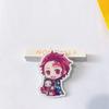 Broche Acrílico de Ghost Blade Insignia Periférica de Animación Accesorios de Dibujos Animados Parche Corazón de Niña Diy Colgante para Bolso