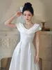 Vestido Largo Elegante con un Ambiente Refinado, Nuevo Modelo 2026, Vestido de Noche de Lujo de Nicho, Noble y Adecuado para el Uso Diario