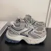 Pantalones de pierna ancha zapatillas deportivas estilo papá mujer 2026 otoño nueva llegada suela suave casual suela gruesa malla transpirable zapatillas para viajar correr