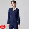 Estilo Nuevo Primavera y Otoño 2026 Estudiante Universitario Entrevista de Pasantía Laboral Traje de Negocios Formal Traje Negro para Mujer