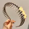 Faixa de Cabelo de Pelúcia Desenho Animado para Mulheres 20256 Nova Outono e Inverno Faixa Fofa para Lavar o Rosto, Presilha de Cabelo Antiderrapante e Segura