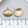 Acessórios de Joias DIY Transfronteiriços Pingentes Simples de Aço Inoxidável com Tema Oceânico Concha Cavalo-Marinho Tartaruga Pulseira Colar Pingente