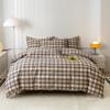 Conjunto de quatro peças 100% algodão Conjunto de quatro peças de cama estampado 100% algodão Lençol de cama com várias especificações Fabricante de roupa de cama com elástico