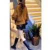 22812 Grande Aimei Yiyuan 2023 Outono e Inverno Novo Casaco de Tricô Simples e Moderno de Manga Longa Solto Estilo Ocidental Moda Feminina