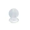 Acessórios para Brincos DIY Mini Hambúrguer Pequena Crisântemo Plug de Orelha Acessórios para Brincos Tampa de Orelha Crisântemo Plástico Transparente Forçar Orelha