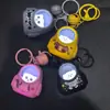 Mochila de Urso Chaveiro Luminoso Pingente de Bolsa Chaveiro com Luz Ambiente Tendência Máquina de Garra Presente Pequeno Presente Luminoso