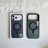 Funda popular transfronteriza 18promax adecuada para Apple 18pro, funda magnética con tacto similar a la piel, funda de teléfono acrílica anti-caídas con bloqueo de color
