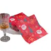 Fabricante Personalizado Guardanapo Quadrado Estampado Hotel Comida Ocidental Festa Guardanapo Quadrado Descartável 250*250