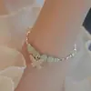 Nuevo Pulsera de Plata Rota para Mujer Pulsera de Perlas de Imitación Puntada Geométrica Irregular Sentido de Diseño Europeo y Americano Tendencia de Personalidad de Nicho