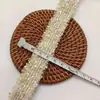 Cinturón Tejido de Tweed Colorido de Ala Ancha con Cerdas de Cepillo de Dientes, Lentejuelas Doradas de Seda, Accesorios para Ropa, Accesorios para Manualidades