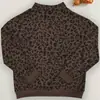 Sudadera Suelta con Cuello Camisero con Estampado de Leopardo para Mujer, Nueva Colección Otoño/Invierno 2026, Europea y Americana, Transfronteriza, Amazon