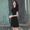 Vestido Blanco Suave de Primera Comunión para Adelgazar con Cintura y Diseño Elegante, Falda de Línea A con Volantes para Personas Bajitas