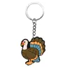 Chaveiro Série Animais da Fazenda Desenho Animado Chaveiro de Cola Macia Pvc Chaveiro Criativo Fivela para Pendurar em Mochila Pequeno Presente