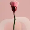 Brocha de Maquillaje Personalizada en Forma de Rosa, Brocha Pequeña de Polvo de Cintura Delgada, Brocha para Rubor, Pincel para Uñas, Herramienta Transfronteriza de Cerdas Suaves, Cosméticos