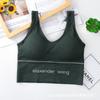 Tirantes Anchos Espalda en U Hermosa Espalda Tubo Torácico Envuelto Top Sin Aros con Almohadilla en el Pecho Camiseta Interior Chaleco Deportivo para Bra