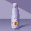 Guarda-chuva de Cápsula 50% de Desconto Guarda-chuva Portátil para Sol para Mulheres, Uso Duplo para Sol e Chuva, Guarda-chuva com Revestimento Preto de Proteção Solar, Guarda-chuva Dobrável Manual Atacado