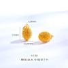 Venta Directa de Joyería Zhonghong Colgante de Durian Dorado Imitación Collar Pequeño Pulsera diy Accesorios de Oro Arena Regalo Mujeres