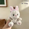 Pingente de pelúcia de coelhinho fofo, chaveiro estilo ins, acessório de bolsa feminino, fonte de mercadorias transfronteiriça para atacado