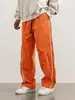 Calças Casuais Bordadas Masculinas Novas 2026 Moda de Rua Europeia e Americana Calças Jogger Casuais Retrô Comércio Transfronteiriço Masculino