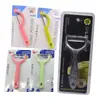 Pelador de Frutas de Colores, Rallador de Frutas, Pelador de Acero Inoxidable, Cuchillo Pelador de Color Caramelo para Uso Doméstico, Wholesale