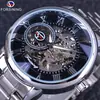 Una generación de relojes Forsining calientes de comercio exterior huecos para hombre relojes mecánicos para hombre relojes para hombre relojes para hombre correa de malla
