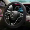 Capa de Silicone para Volante de Carros, Capas Universais em Formato D e Redondas para Todas as Estações