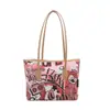 Bolsa Tote de Ombro Estilo Coreano Tendência Transfronteiriça para Mulheres, Novo Modelo Inverno 2025, Bolsa de Ombro Personalizada com Grafite, Bolsa de Braço Versátil