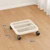 Carrinho de Chapa de Ferro Carrinho Tartaruga Carrinho Plano Pequeno Carrinho de Quatro Rodas Basculante Carrinho de Carga Reboque de Manuseio Rodízios de Alta Resistência Baixo Ruído