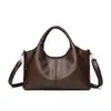 2026 Bolso Cruzado de un Solo Hombro para Mujer Bolso Tote de Gran Capacidad Textura de Cuero Suave Bolso de Mano para la Compra de la Madre