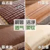 Alfombrilla Refrigerante de Bambú con Hojas de Té de Verano Almohada Almohada Dura Individual Verano Adulto Mahjong Seda Helada Ratán Fresco Dormitorio Almohada para Estudiante
