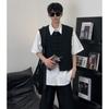 Conjunto de Tres Piezas Jin Bukang con Camisa de Manga Larga de Color Contrastante para Primavera y Verano