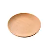 Plato de Desayuno de Madera, Vajilla para el Hogar, Charola Pequeña, Plato para Frutas, Plato Creativo Estilo Occidental, Plato de Madera para Frutas, Bocadillos y Pasteles
