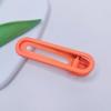 Dos pinzas de pico de pato redondas sin costuras de 6 cm pinza para el pelo pintada a mano accesorios de material DIY pinza de color caramelo macarrón venta al por mayor