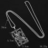 Personalizado dominador joias masculinas estilo étnico hip hop cadeia de suéter Guan Yu colar masculino retrô Wu God of Wealth Guan Gong pingente