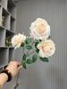 Flor artificial rosa Anna Rosa Decoração de fundo para auditório de casamento Arranjo floral floral 3 rosas flor artificial