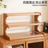 Estante de escritorio, organizador de tazas, estante de almacenamiento para habitaciones de residencia estudiantil, estante de exhibición, organizador de escritorio multicapa para mesas de comedor