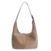 Bolso Tote de Hombro Único de Gran Capacidad Escarchado Retro para Mujer 2025 Otoño Nuevo Estilo Moda Bolso Cubo Versátil