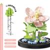 Senbao 611050 Caja de Música de Té de Flores Juguete de Ensamblaje Infantil Compatible con Bloques de Construcción de Juguete de Alta Calidad Regalo de Flores Venta al por Mayor