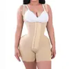 Mono Moldeador de Malla Nuevo Transfronterizo 3 Botones Cintura Ajustable Abdomen Deportivo Una Pieza Corsé Ajustado