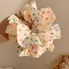 NUEVO Scrunchie Lindo Estilo Pastoral, Accesorio para el Cabello con Lunares de Corazón Fresco, Adorno Sencillo para Recogido Bajo para Mujeres, Venta al por Mayor