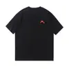 Camiseta de Manga Corta para Hombre, Estilo Japonés Sencillo, Estampado de Sombrero, Algodón Puro, Nueva de Verano, Dibujos Animados, Casual, Versátil, Cuello Redondo, Top de Moda