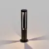Lámpara de césped exterior LED con enchufe de tierra jardín paisajismo lámpara de jardín redonda aluminio enchufe de parque lámpara de calle exportación transfronteriza