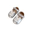 Zapatos de Cuero de Niña Conejito Suela Blanda Elegantes Zapatos de Princesa para Bebé Nuevo Estilo de Verano Correa de Una Sola Tira Zapatos de Una Sola Capa Antideslizantes para Niña